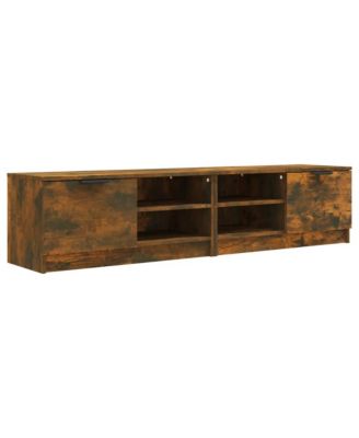 TV Stands 2 pcs Smoked Oak 31.5"x13.8"x14.4" Engineered Wood