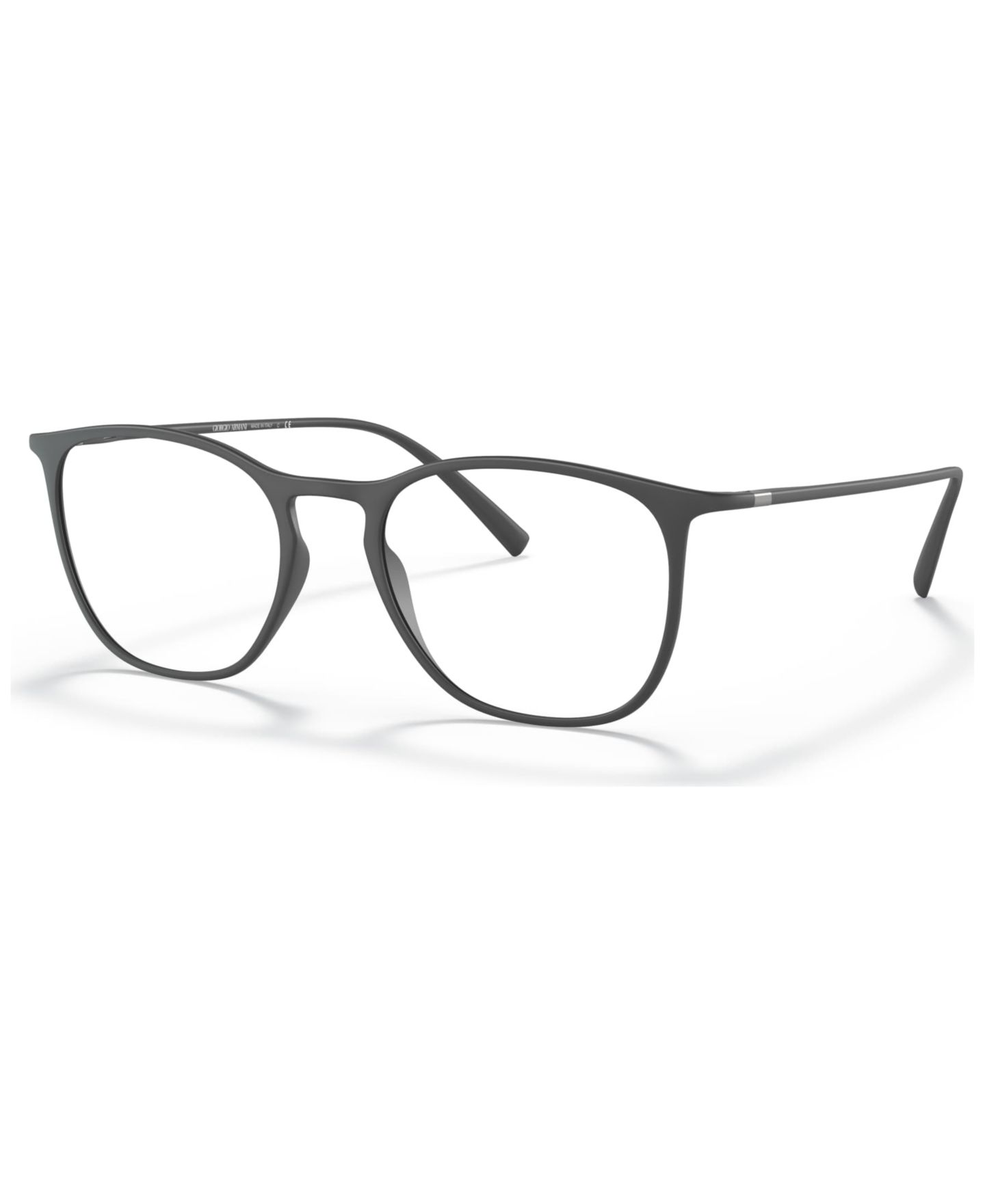 Мужские очки Giorgio Armani Man Square Plastic AR7202 Eyeglasses, цвет: Матовый серый — фото 1