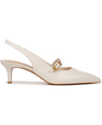 Women's Khloe Pointed Toe Kitten Heel Slingback Pumps