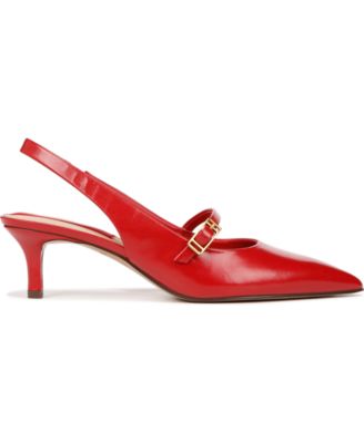 Women's Khloe Pointed Toe Kitten Heel Slingback Pumps