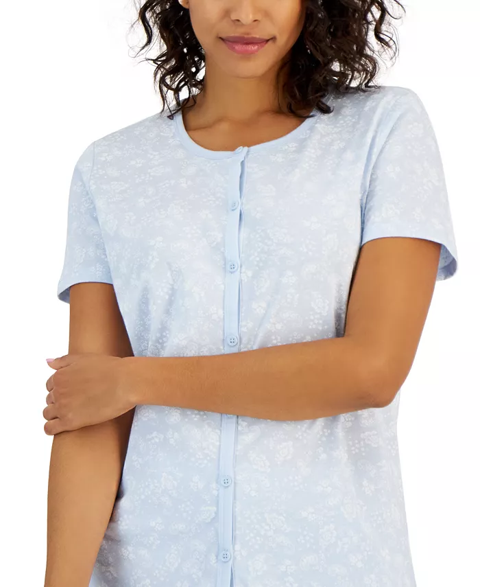 Women's 2-Pc. Cotton Printed Cropped Pajamas Set - thumbnail 3