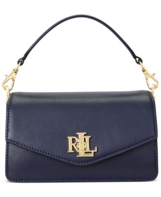 Polo Ralph Lauren medium Polo ID leather clutch bag - Black