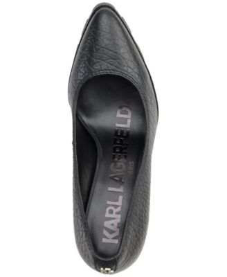 Madelyn Slip On Pointed Toe Lug Sole Pumps