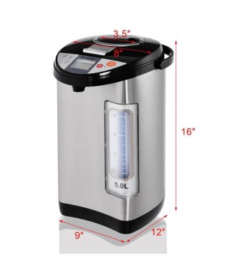 LCD Electric 5-Liter Hot Water Boiler and Warmer Kettle Dispenser