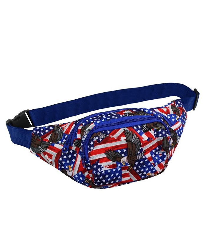 World Traveler American Spirit 14 Inch Fanny Pack Adjustable