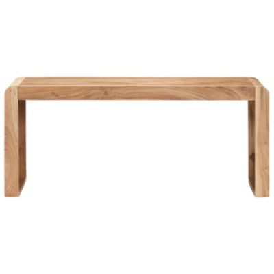 Bench 43.3"x15"x18.1" Solid Acacia Wood
