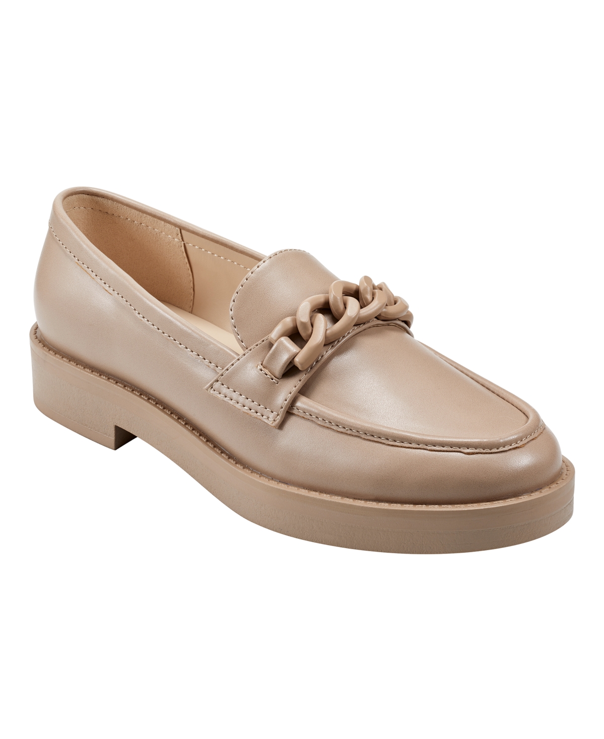 Women's Babbea Slip-On Almond Toe Casual Loafers - Light Natural