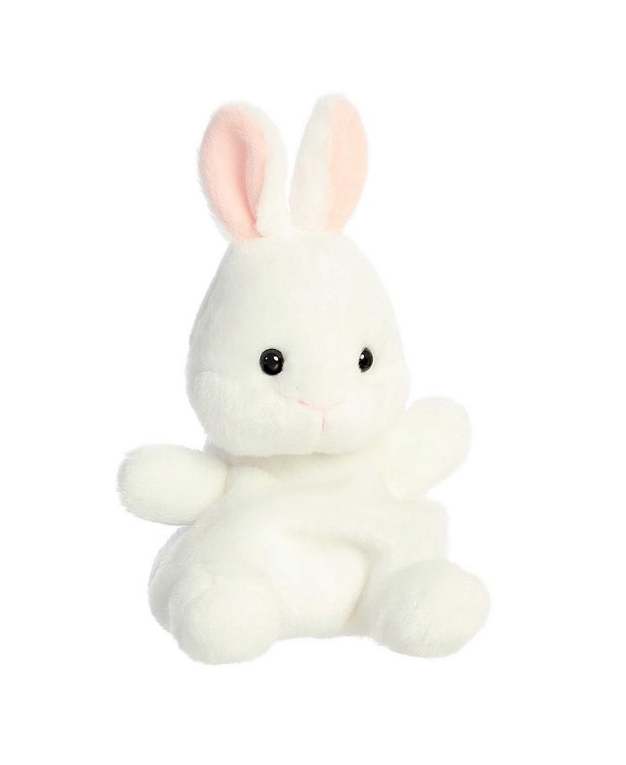 Aurora Mini Cottontail Bunny Palm Pals Adorable Plush Toy White 5" - Macy's
