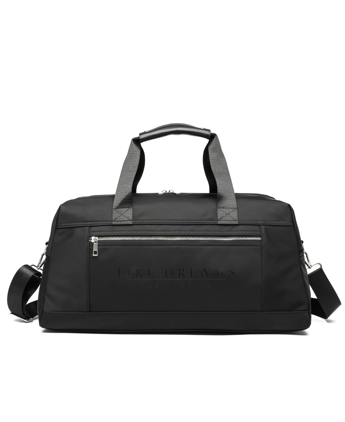 Dream Quilted Dual Shoulder Backpack Handbag - Black