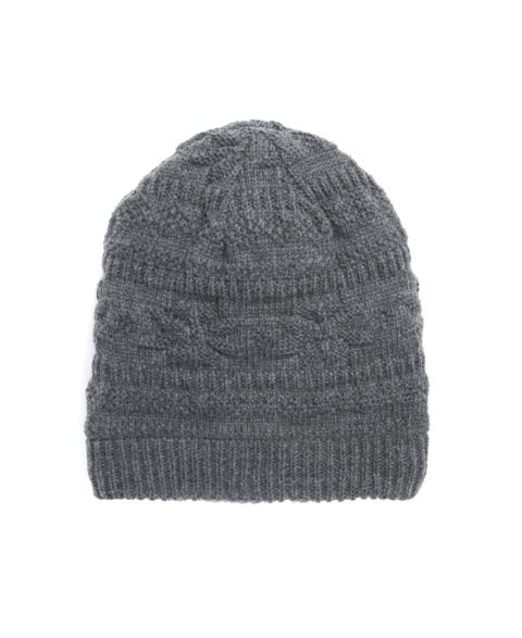 Женская шапка MUK LUKS Textured, цвет: Угольный серый