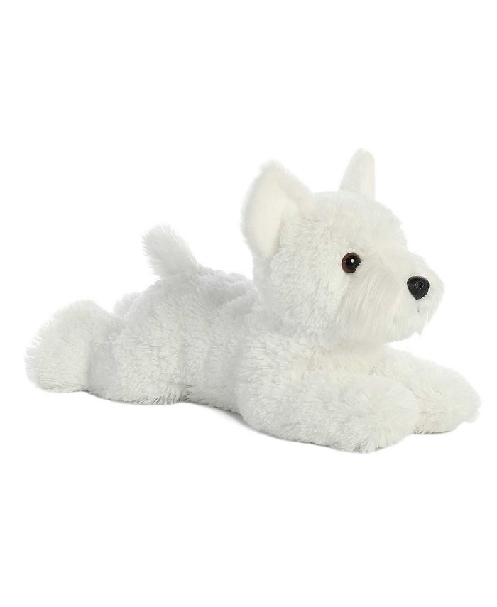 Aurora Medium Windsor Westie Flopsie Adorable Plush Toy White 12" - Macy's