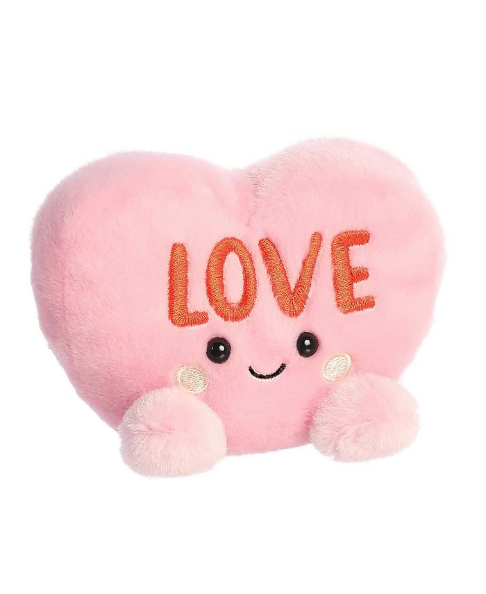 Aurora Mini Candy Heart Love Palm Pals Adorable Plush Toy Pink 5" - Macy's