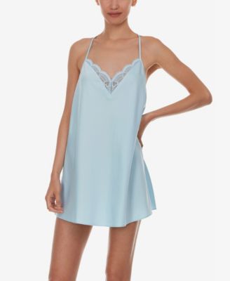 Kit Matte Heart Lace Chemise Lingerie Nightgown