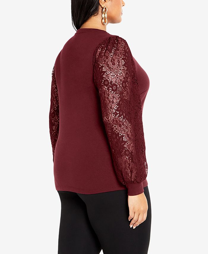 macy's last act plus size tops
