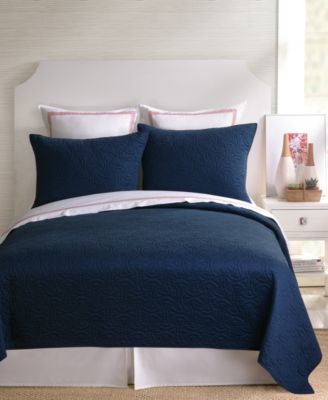 Trina Turk Santorini Indigo Twin Coverlet - Macy's