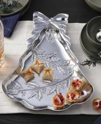 Holly Berries 15" Tree Tray