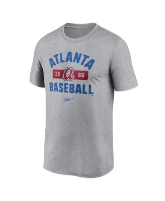 Men's Heather Gray Atlanta Braves Legend T-shirt