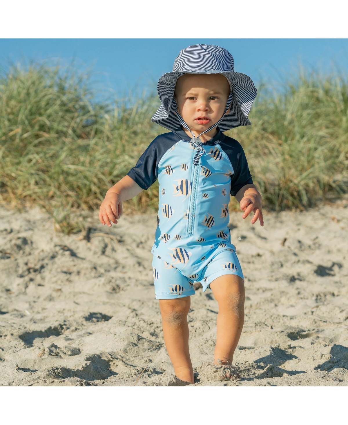 Baby Boys Angel Fish Ss Sunsuit