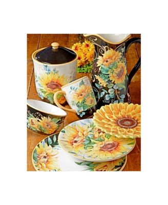 Sunflower Fields 4-Pc. Ice Cream Bowls