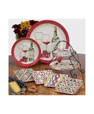 Napa 4-Pc. Canape Plates asst.