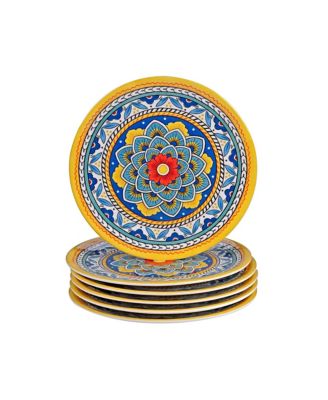 Portofino Melamine 6-Pc. Salad Plates