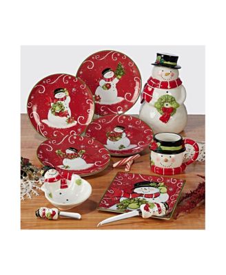 Holiday Magic Snowman 3D Cookie Jar
