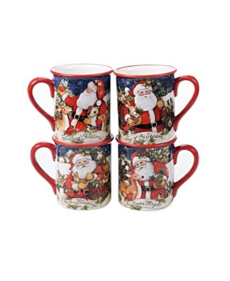Magic of Christmas Santa 16 Piece Dinnerware