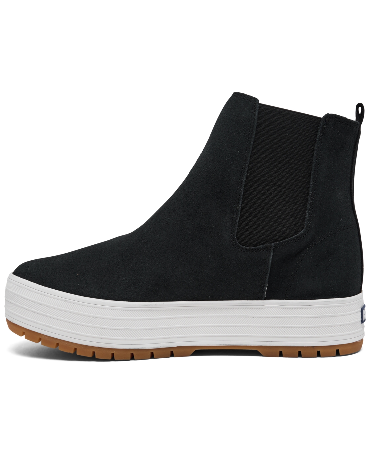 Shop Keds Women's Chelsea Lug Boots From Finish Line In Black
