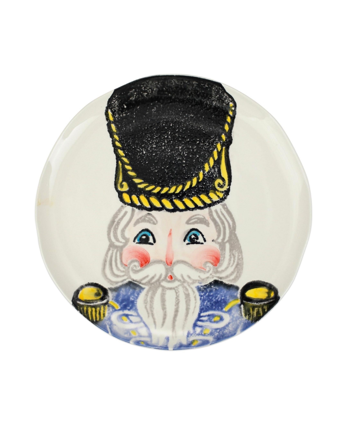 Vietri Nutcrackers Dinnerware Dinner Plates, Set Of 4 In Assorted