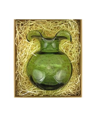 Hibiscus Glass Bud Vase