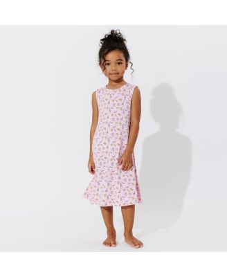 Toddler |Child Girls Pink Milk & Cookies Dress