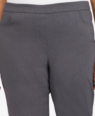 Plus Size Classic Allure Tummy Control Pull-On Short Length Pants