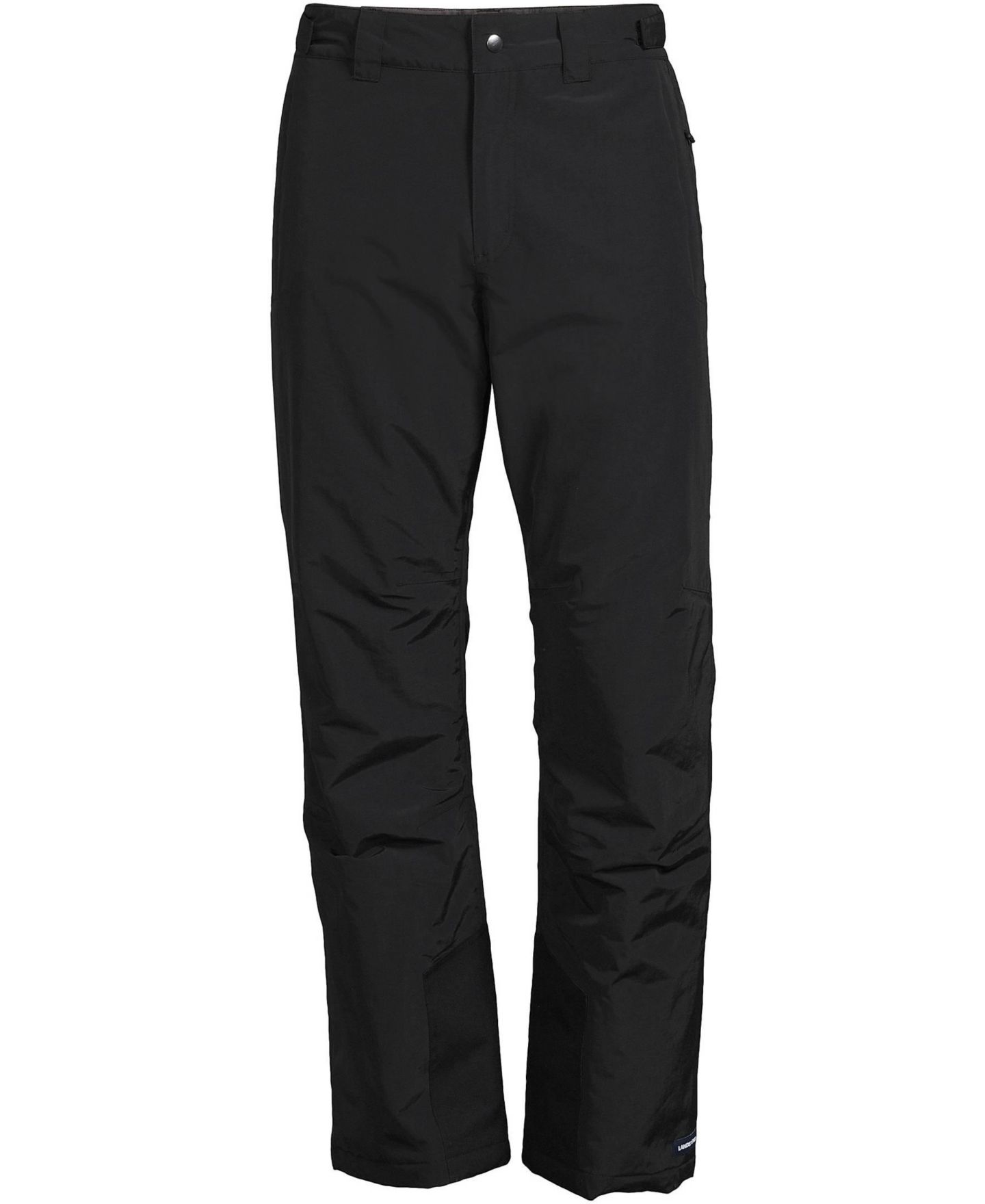 Мужские брюки Lands' End Big & Tall Squall Waterproof Insulated Snow, цвет: Чёрный — фото 2