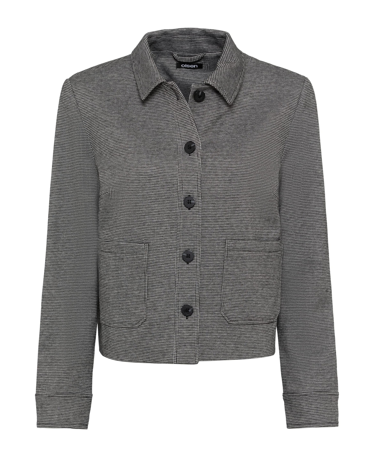 Olsen Women's Micro Houndstooth Jacket