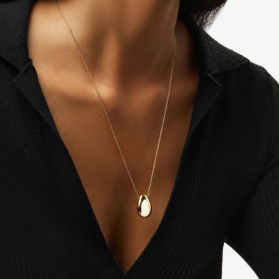 Ana Luisa - Gold Pendant Necklace - Pebble - Macy's