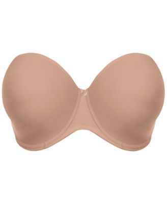 Women's Plus Size Smooth Underwire Molded Strapless Bra EL4300