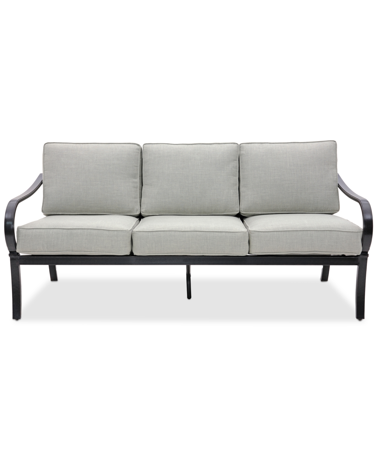 Shop Agio St Croix Outdoor Sofa In Oyster Light Grey