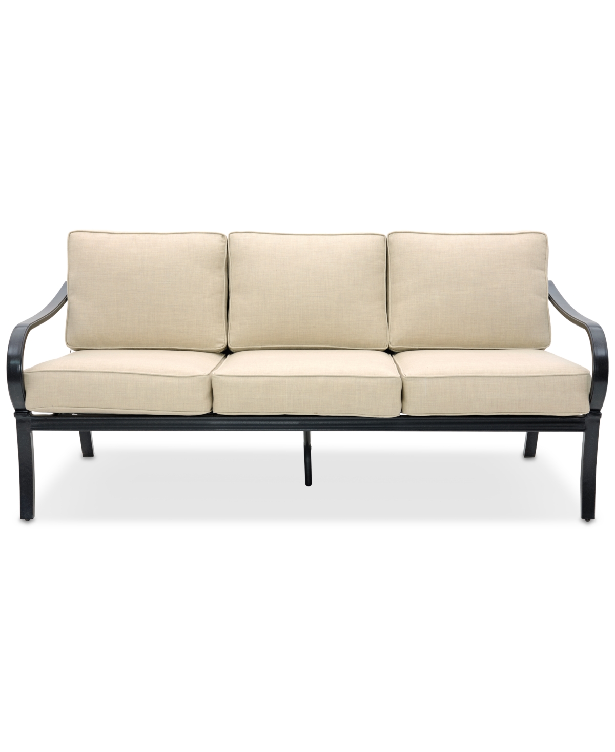 Shop Agio St Croix Outdoor Sofa In Straw Natural