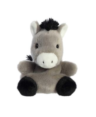 Aurora Mini Eli Donkey Palm Pals Adorable Plush Toy Gray 5" - Macy's