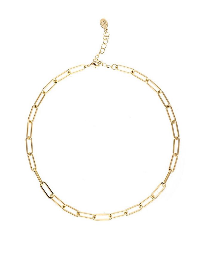 Rivka Friedman Polished Paperclip Strand Chain Necklace - Macy's