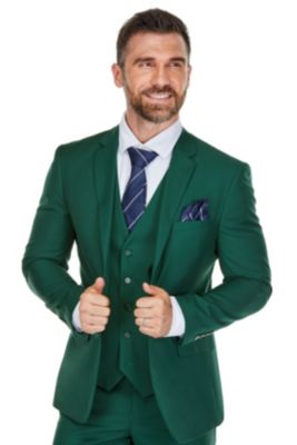 Men's 3-Piece Premium Vested 3-Piece Slim Fit Suit