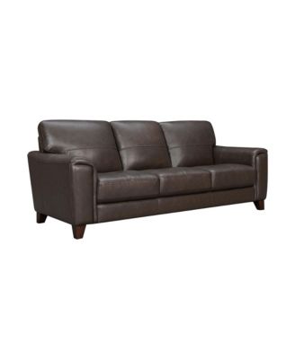 Bergen 88" Genuine Leather Square Arm Sofa