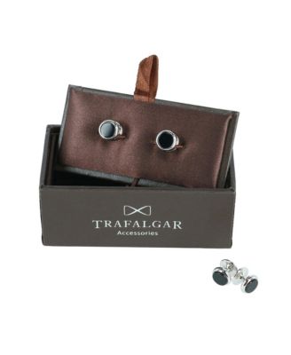 Sutton Tuxedo Stud Set Genuine Onyx (4 piece set)