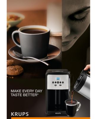Krups ET351050 12-Cup Savoy Programmable Thermal Coffee Maker 