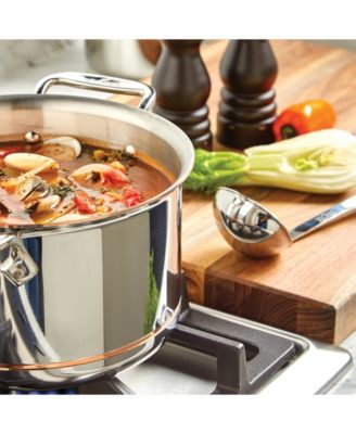 Stainless Steel Cook and Serve Kitchen Utensil Crock Set, 6 Piece