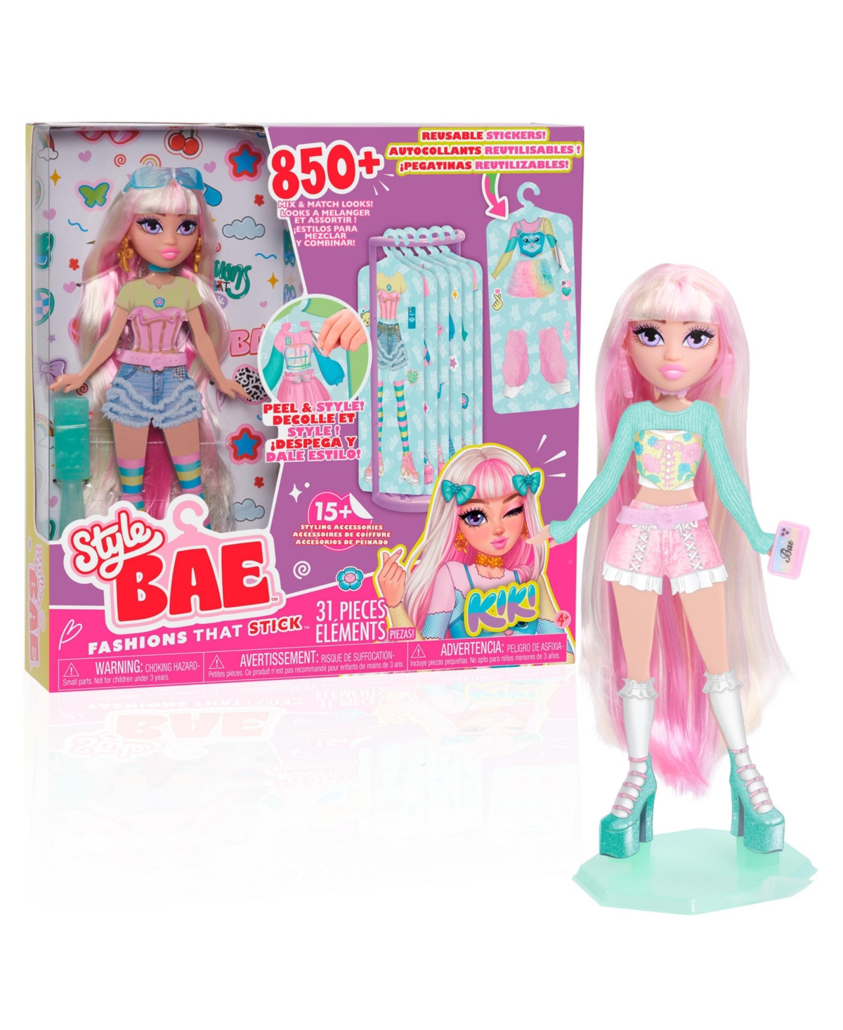 Style Bae Kiki 10" Fashion Doll And Accessories In Multi