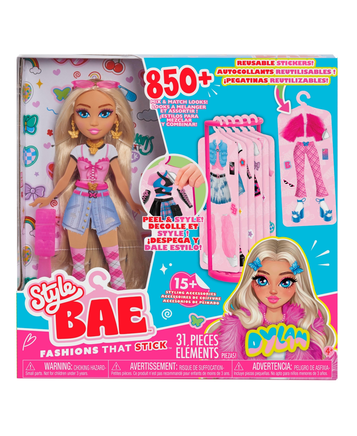 Style Bae Dylan 10" Fashion Doll And Accessories In Multi