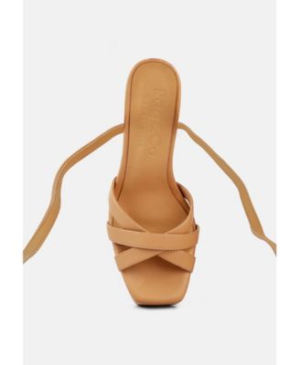 SPLITSOUL Womens Lace Up High Platform Sandal