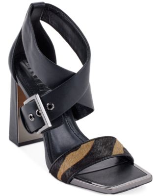 DKNY - Women's Revelyn Crisscross Ankle-Strap Dress Sandals