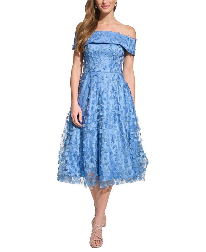 Eliza j light hotsell blue lace dress